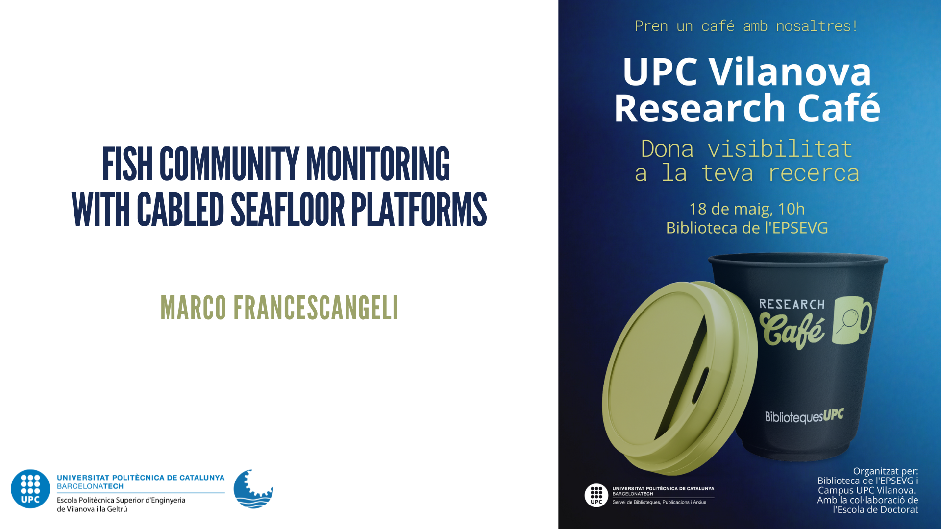 Fish community monitoring with cabled seafloor platforms